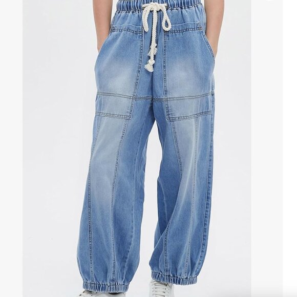 Pull On Barrel Jeans L-XL - Picture 3 of 9